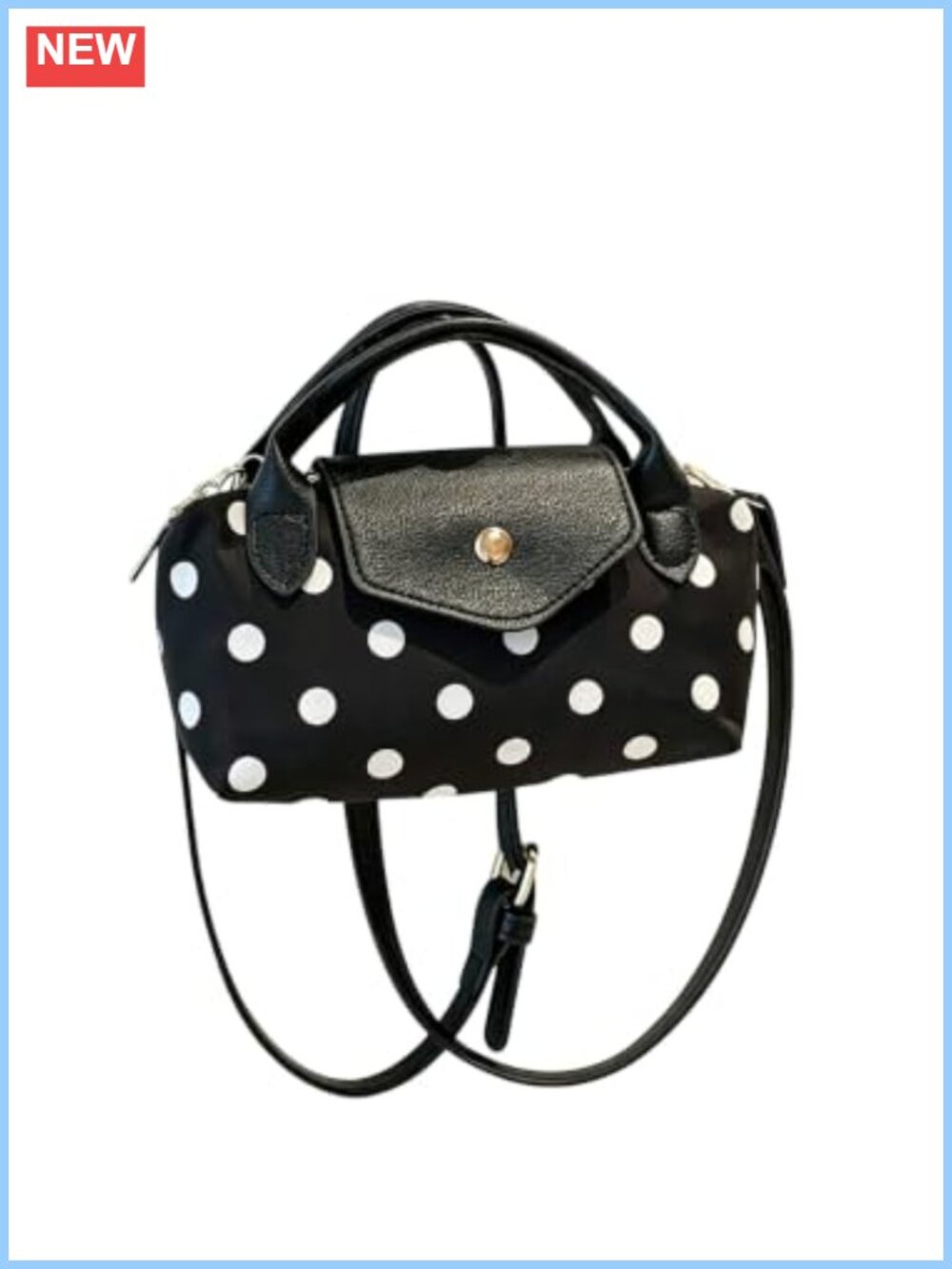 Women's Polka Dots Crossbody Bag Top Handle Purse Cute Y2K Handbag